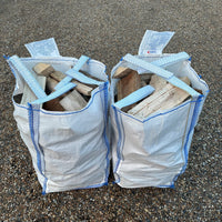 2 Air Dried Firewood Barrow Bags