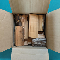 Box of cherry smoking chunks in box 26cm square.