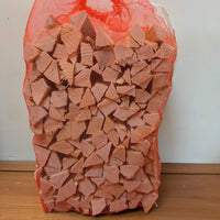 Net bag of kiln dried kindling