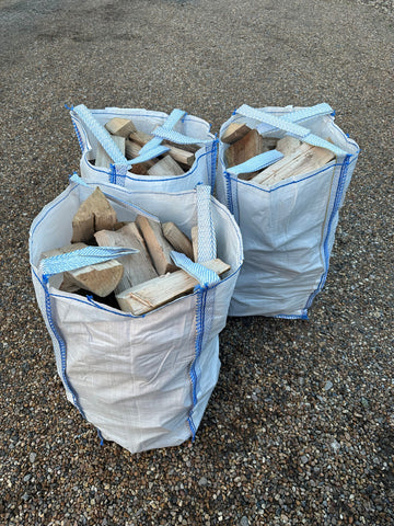 3 Air Dried Firewood Barrow Bags
