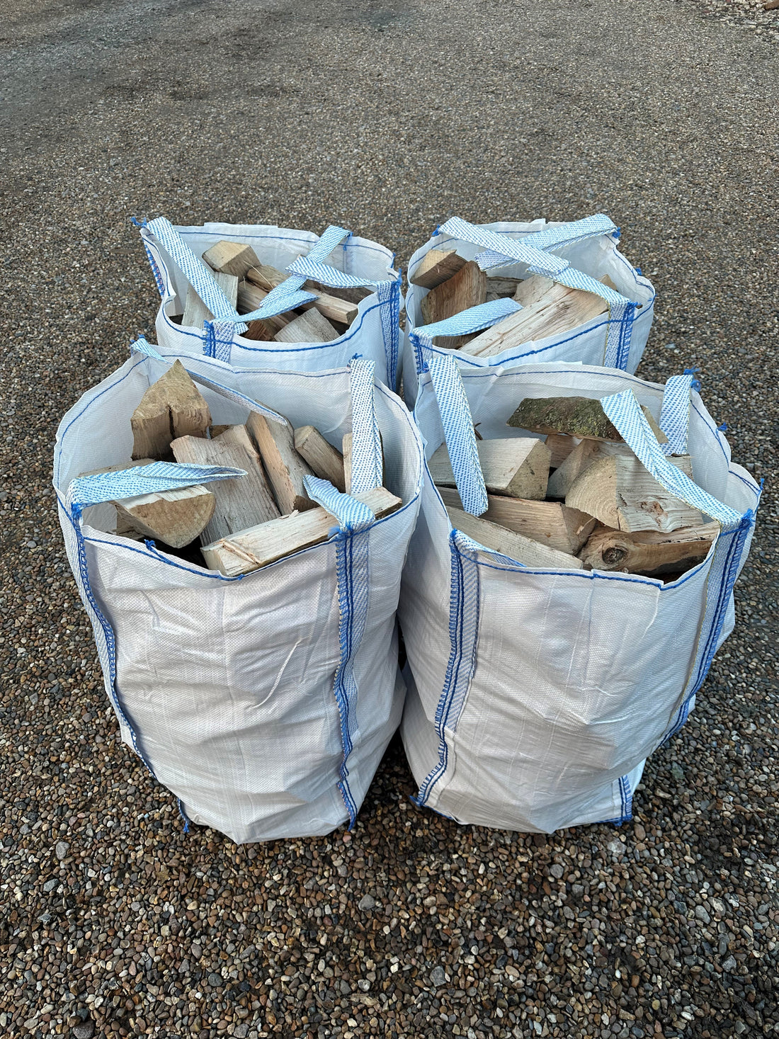 6 Air Dried Firewood Barrow Bags