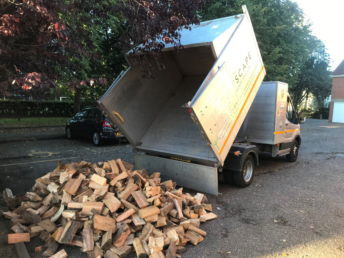 Loose load Air dried firewood