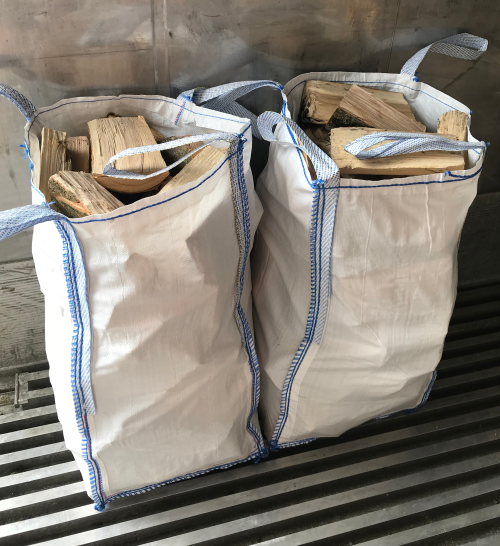 2 Kiln Dried Firewood Barrow Bags