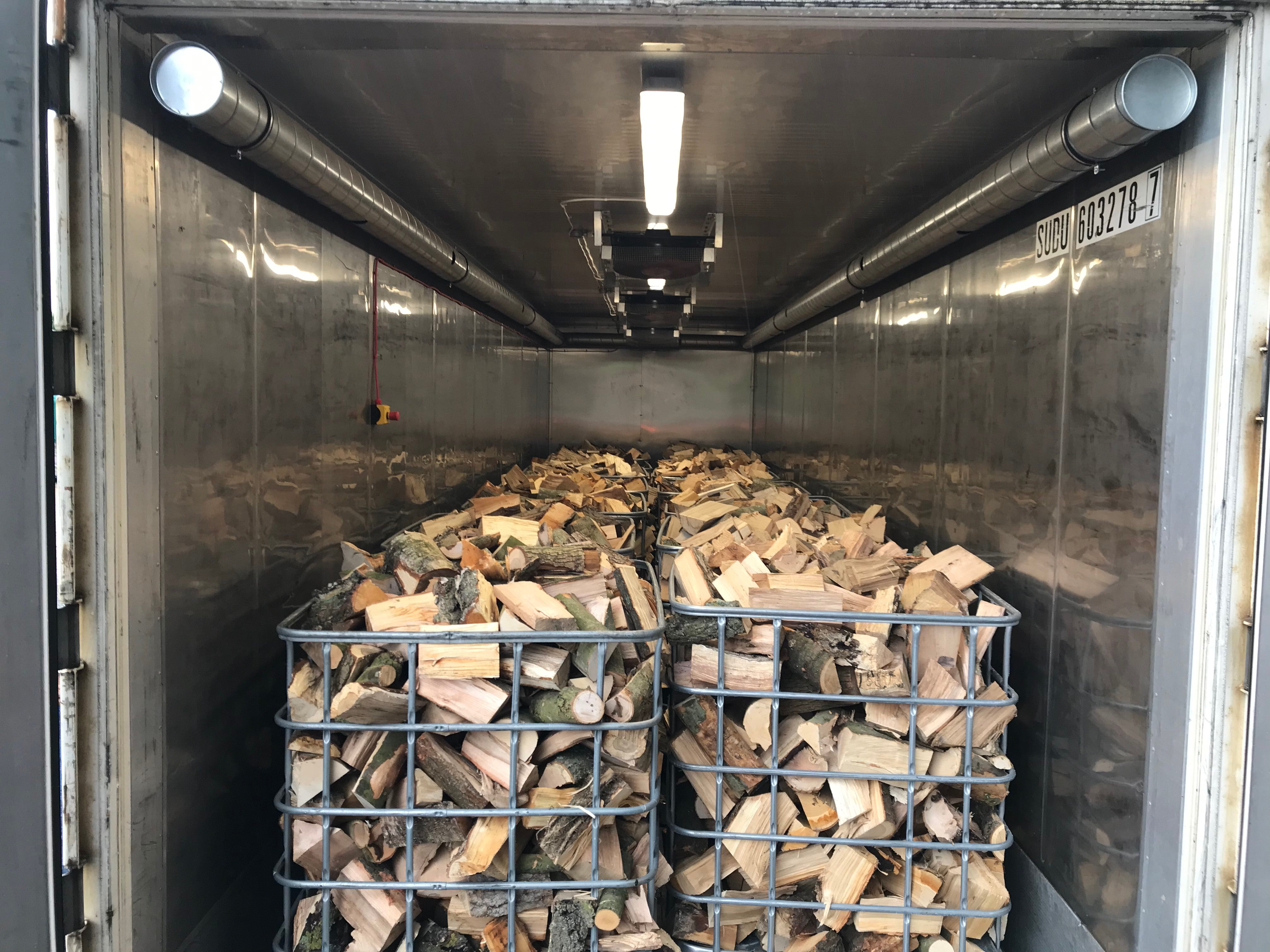 5.0m³ loose load Kiln dried firewood